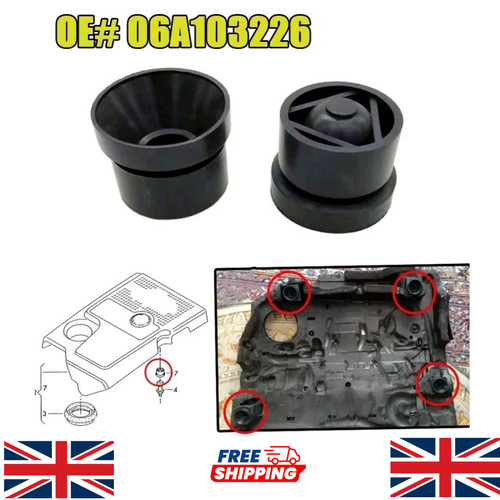 Engine cover mounting - mounting, rubber