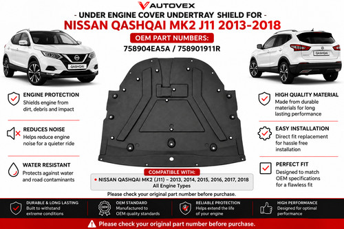 Under engine cover undertray - under,