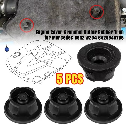 5pcs engine cover - cover, grommet