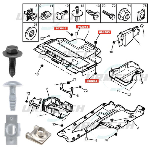 Fit vauxhall under engine - fit,