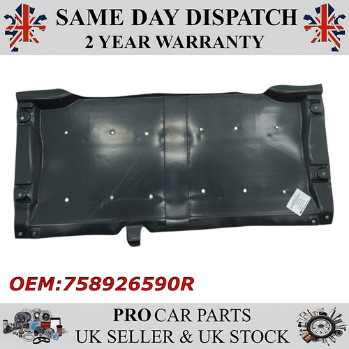 Undertray under engine cover - undertray,